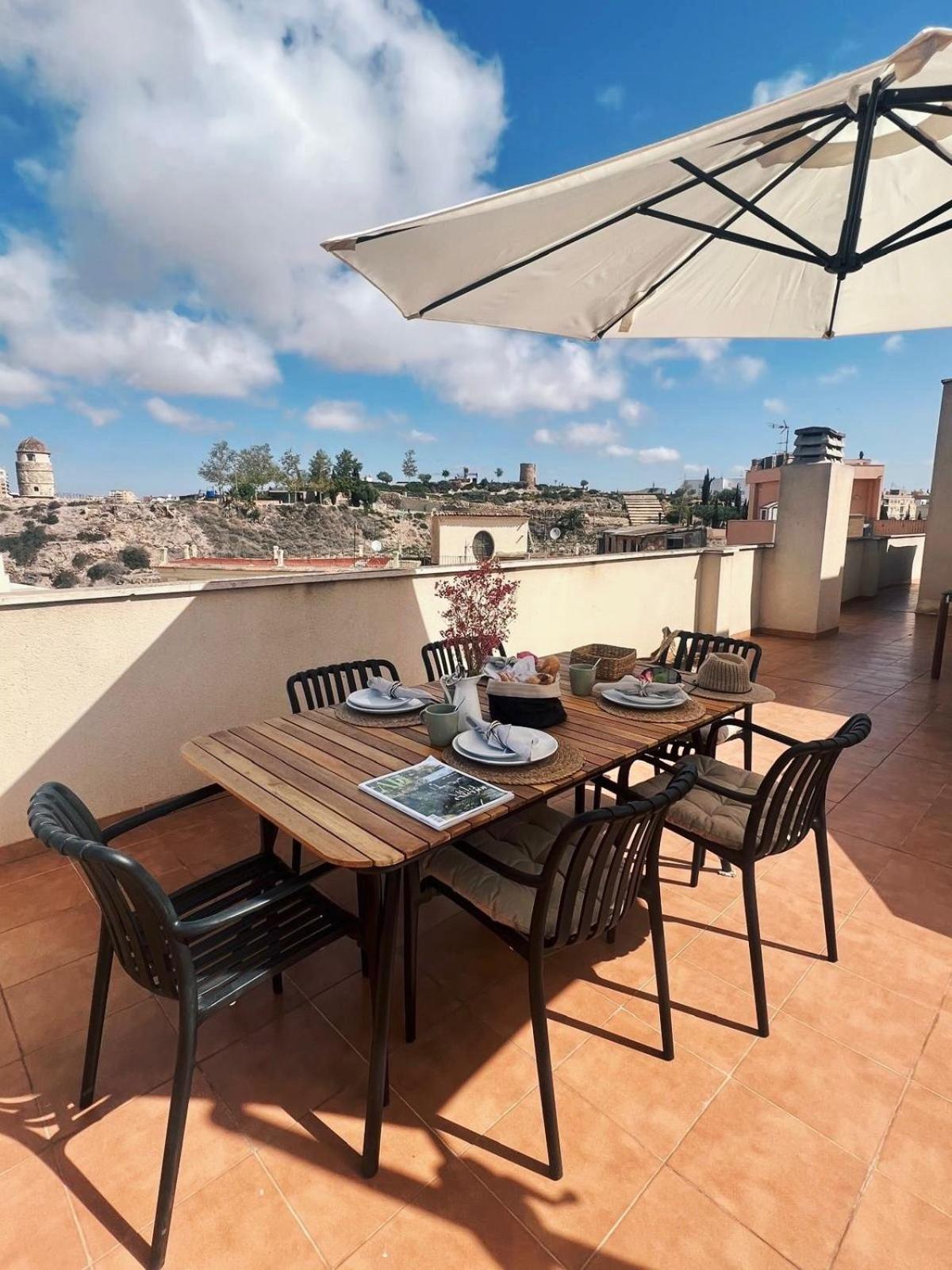 Casa Jara- With A Private Terrace 360 Views In Old Town - Free Parking Lägenhet Cartagena Exteriör bild